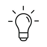 Light bulb icon design templates simple and modern vector