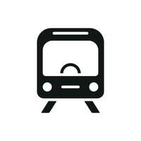 Subway train icon design templates simple and modern vector