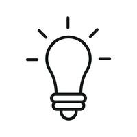 Light bulb icon design templates simple and modern vector