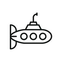 Submarine icon design templates simple and modern vector