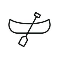 Canoe icon design templates simple and modern vector