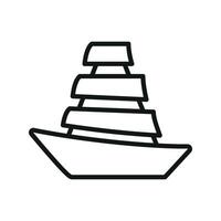 Sail boat icon design templates simple and modern vector