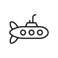 Submarine icon design templates simple and modern vector