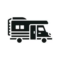 Motor home icon design templates simple and modern vector