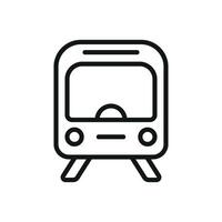 Subway train icon design templates simple and modern vector