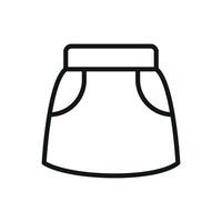 Skirt icon design templates simple and modern vector