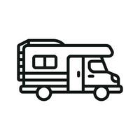 Motor home icon design templates simple and modern vector