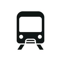 Subway train icon design templates simple and modern vector