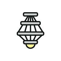 Chandeliers icon design templates simple and modern vector