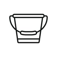 Bucket icon design templates simple and modern vector
