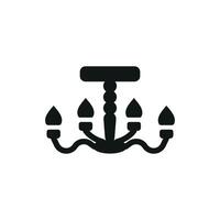 Chandeliers icon design templates simple and modern vector