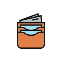 Wallet icon design templates simple and modern vector