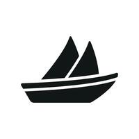 Sail boat icon design templates simple and modern vector