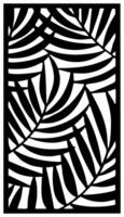 Motif Cutting Laser Flowers abstract for partition fences facade and seamless pattern vector