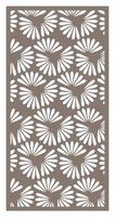 Motif Cutting Laser Flowers abstract for partition fences facade and seamless pattern vector