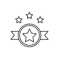 trusted concept line icon. Simple element illustration. trusted concept outline symbol design. vector