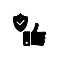 reliable concept line icon. Simple element illustration. reliable concept outline symbol design. vector
