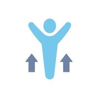 confidence concept line icon. Simple element illustration. confidence concept outline symbol design. vector