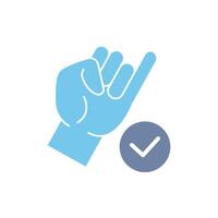 promise concept line icon. Simple element illustration. promise concept outline symbol design. vector
