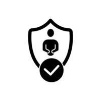 integrity concept line icon. Simple element illustration. integrity concept outline symbol design. vector