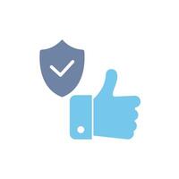 reliable concept line icon. Simple element illustration. reliable concept outline symbol design. vector