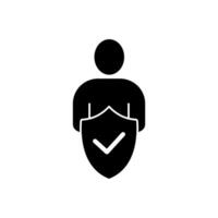 trustworthy concept line icon. Simple element illustration. trustworthy concept outline symbol design. vector