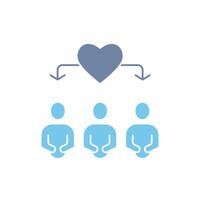 relationship concept line icon. Simple element illustration. relationship concept outline symbol design. vector