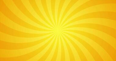 Simple Yellow Sunny Gradient Stripes With Light Ray Texture Plain Animation Blank Horizontal Background video