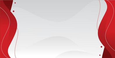 bright white abstract red background vector