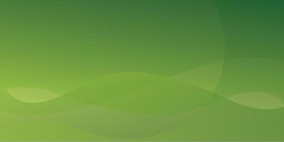 Abstract wave green background vector