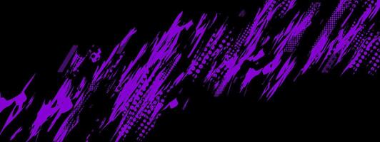 a purple and black background with halftone vector