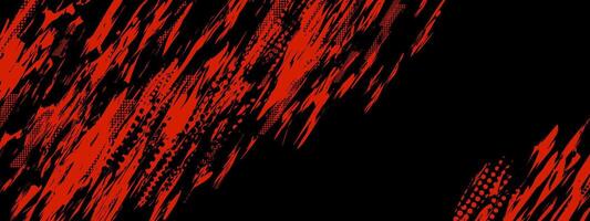 a red and black background with grunge texture vector
