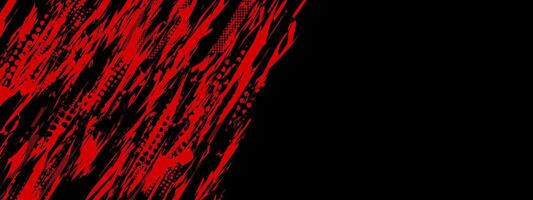 a red and black background with grunge texture vector