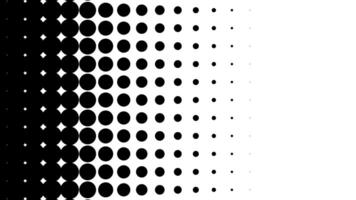 Halftone Dots Background - Horizontal Transition Mask video