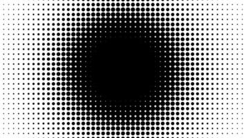 Halftone Dots Background - Circular Transition Mask video