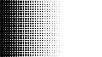 Halftone Dots Background - Horizontal Transition Mask video