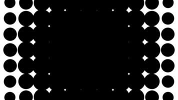 Halftone Dots Background - Circular Transition Mask video