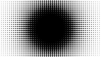 Halftone Dots Background - Circular Transition Mask video