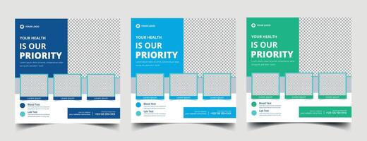 Healthcare cover a4 template design and flat icons for a report and medical brochure design, flyer, leaflets decoration for printing and presentation . for web banner ads. vector