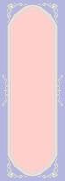 pastel color frame message box for women and wedding vector