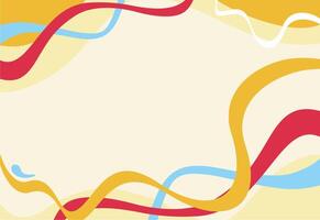 colorful fluid abstract background design vector