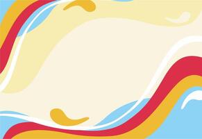colorful fluid abstract background design vector