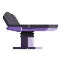Modern medical table being prepared for surgery in operating room vector