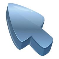 Blue cursor showing clicking pointing and selecting vector