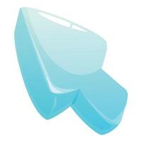 Blue cursor is pointing to the right side vector