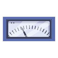 Analog voltmeter measuring voltage with needle vector
