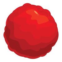Red planet mars is flying in space vector