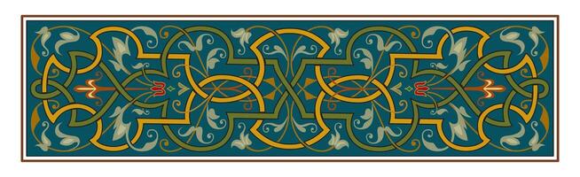Vintage floral calligraphic floral vignette scroll corners ornamental design elements black and color set isolated illustration vector