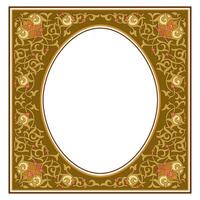 Vintage floral classic calligraphic retro vignette scroll frames ornamental design elements black and color set isolated vector