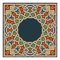 Vintage floral classic calligraphic retro vignette scroll frames ornamental design elements black and color set isolated vector